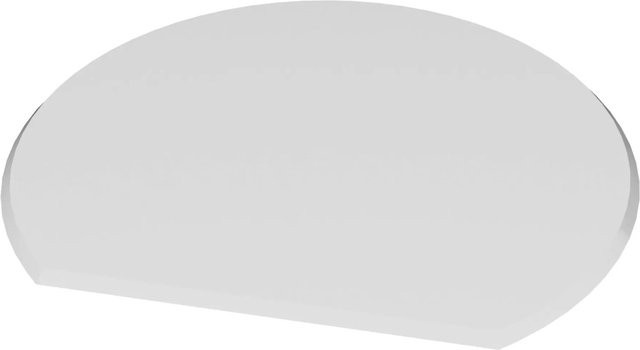 Valo Glasbodenplatte Kreisabschnitt transparent, B: 120 cm, T: 105 cm, Stärke: 8 mm - Bild 1