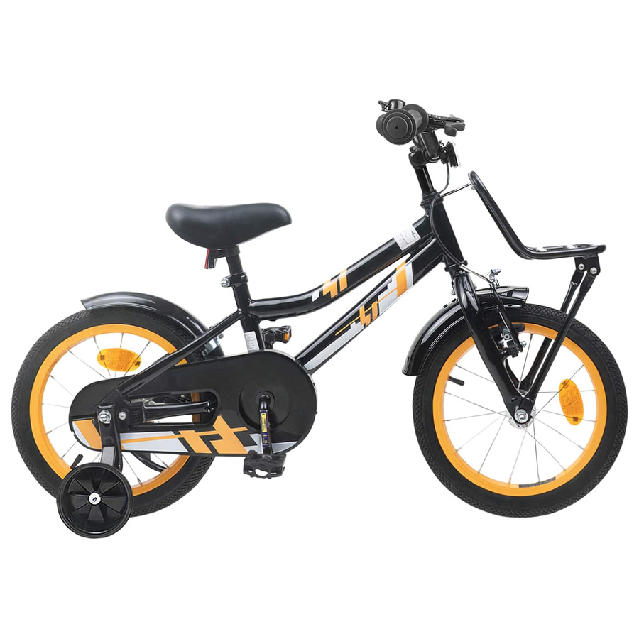 VD Home Furnishing Kinderfahrrad 14 Zoll Orange und Schwarz - Bild 2