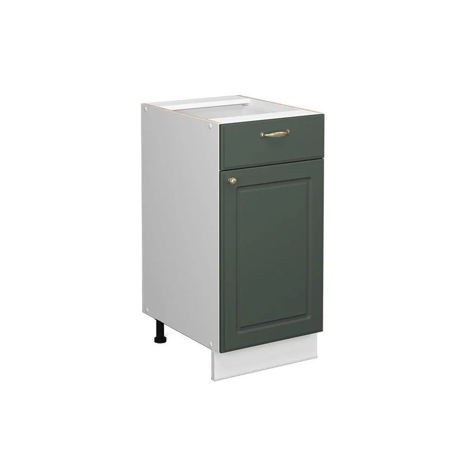Vicco Midischrank Fame-Line Landhausstil in Grün-Gold-Weiß mit Soft-Close-Türen, B/T/H: 40 x 20,12 x 82 cm - Bild 2