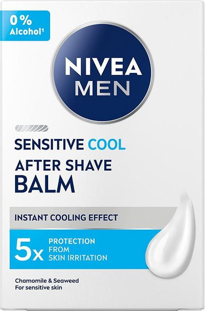 Nivea Sensitive After-Shave Balsam, 100 ml, Herren, Trockene Haut - Bild 1