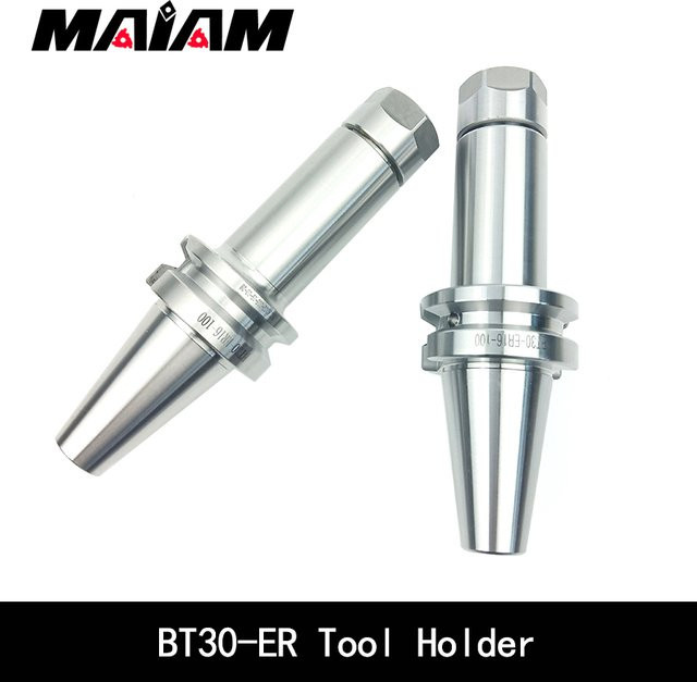 MAIAM CNC Werkzeughalter BT30 ER16 ER20 ER25 ER32 in Silber für Fräsmaschinen und Drehmaschinen - Bild 1