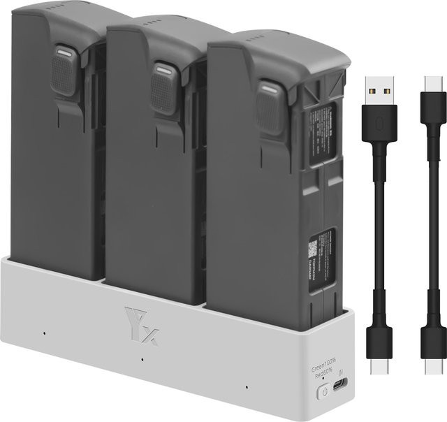 DJI Akku-Ladegerät für Avata 2 mit 3-Wege-Lade-Hub als Zubehör - Bild 1