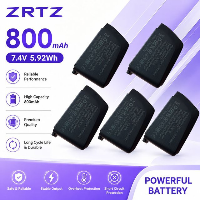 ZRTZ Akku 800mAh für SRAM Force X01 XX1 GX AXS Etap Drahtlose Elektronische Schaltung in Rot Schwarz - Bild 1