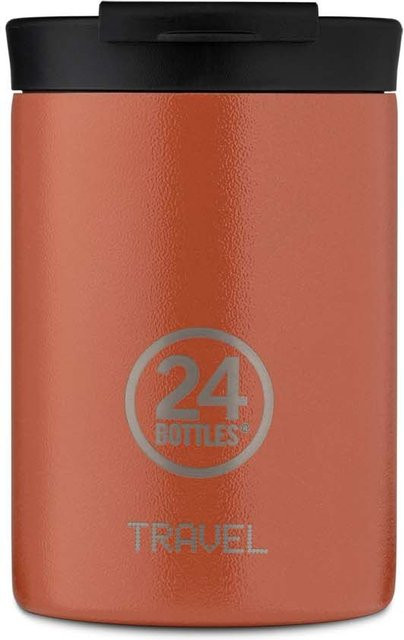 24Bottles Travel Tumbler Rover aus Edelstahl in Sunset Orange, 350 ml - Bild 1