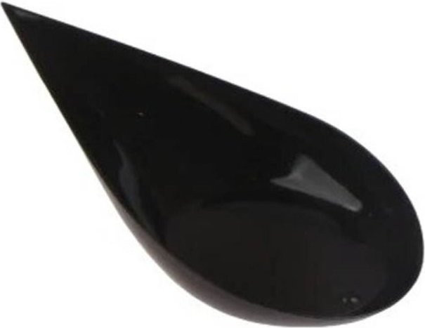 Topmix 10er Set unzerbrechliche Drop Vorspeisenteller und Saucenschälchen aus Kunststoff in Schwarz - Bild 1