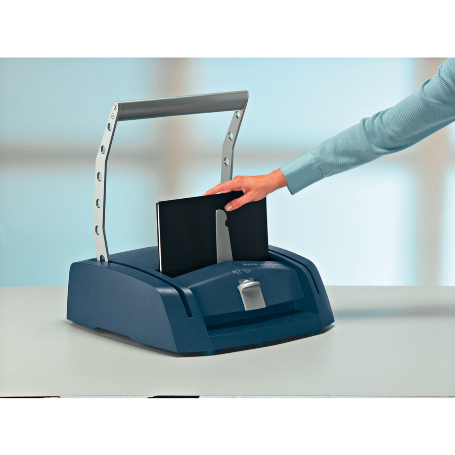Leitz impressBIND 280 Buchbindegerät in Blau und Silber, B x H x T: 47 x 16 x 56 cm - Bild 2
