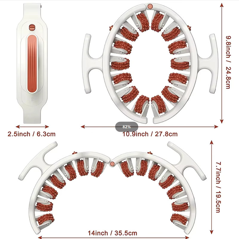 Tech Anti-Cellulite-Massagegerät, manueller Körperroller, Unisex - Bild 4