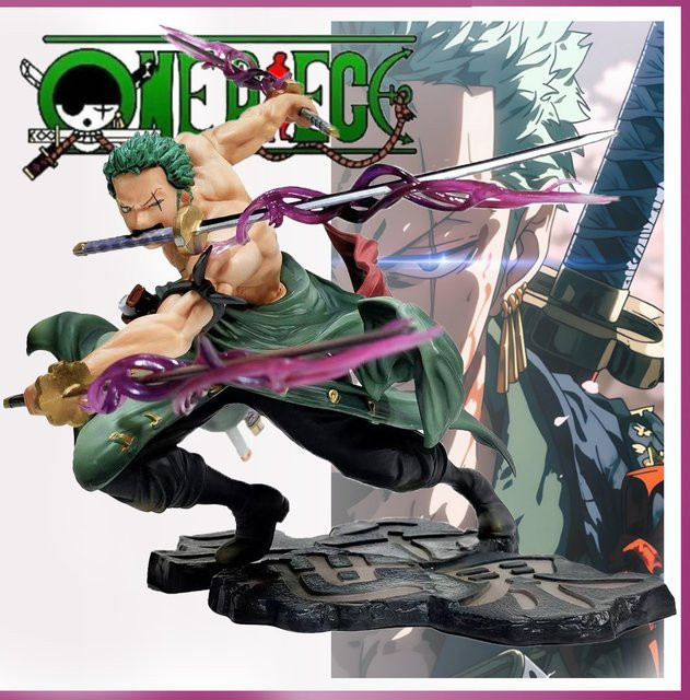 Bandai One Piece Luffy Roronoa Zoro Actionfigur, Kunststoff, Bunt / Mehrfarbig - Bild 1