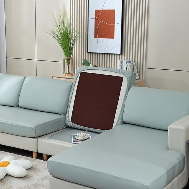 Wasserdichter und elastischer Sofa-Bezug von Airldianer in Hellblau für 1- bis 4-Sitzer Sofas - Bild 1