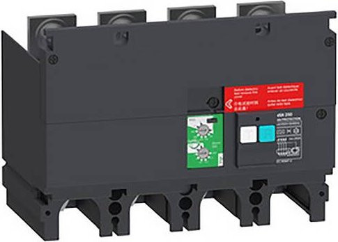 Schneider Electric LV429495 VigiPacT Fehlerstromschutz-Zusatzmodul für ComPacT NSX 250 4P, grau, 440 VAC bis 550 VAC, 30mA bis 300mA - Bild 1