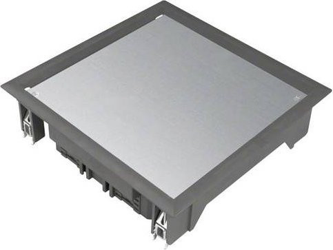 Hager Verschlussdeckel aus Kunststoff in Schwarz oder Grau - Bild 1