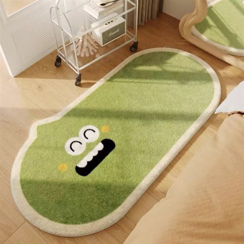 VIKAMA Floraler Kaschmir-Teppich in modernem Design für dein Schlafzimmer, Breite: 120 cm - Bild 1