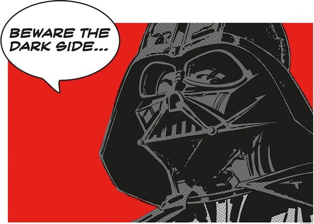 Komar Wandbild Star Wars Vader, bunt, B/H: 70 x 50 cm - Bild 1