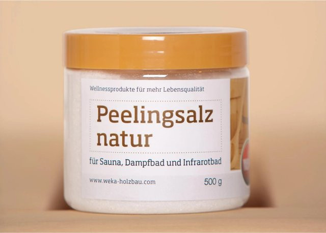 WEKA Salzpeeling, weiss, 500 g - Bild 1