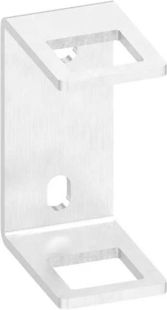 FeNau Wandbefestigung aus Edelstahl V2A für Pfosten 40 x 40 mm zum Anschweißen in Silber - Bild 1