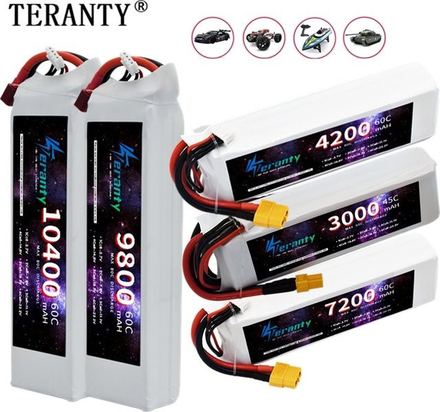 TERFPV Li-Ion Akku Pack 11,1V 3S mit XT60 Anschluss, weiß - Bild 1