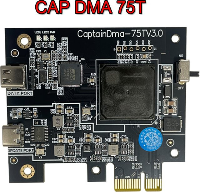 Cap DMA 75T FPGA DMA Board für Kmbox Makcu Video Blender in Schwarz - Bild 1
