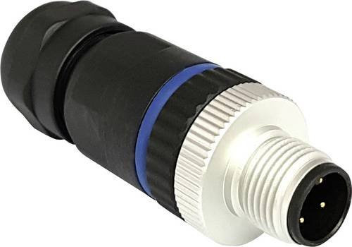 Bulgin Rundsteckverbinder Stecker PXPPAM12FIM08ASTPG9 gerade, 8-polig, schwarz - Bild 1