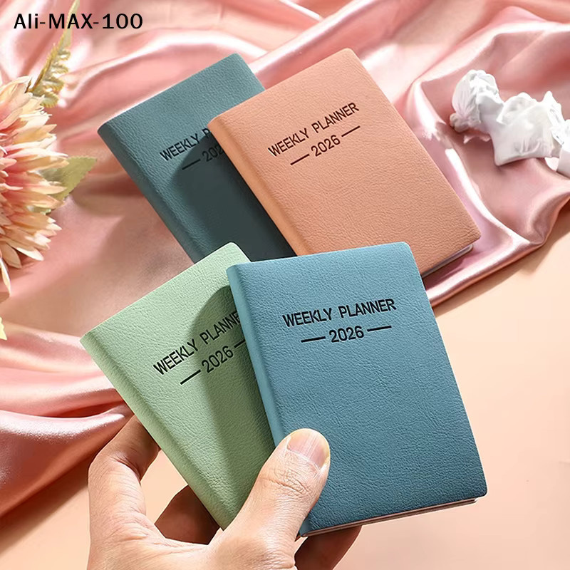 MA3 A7 Planer 2026 Mini Taschenplaner mit Wochenkalender und Tagesplaner in Pink - Bild 3