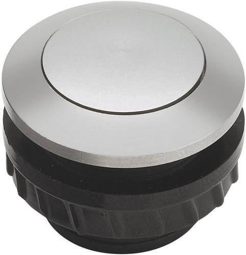 Grothe Klingeltaster 1-fach aus Aluminium in Silber 12 V/1,5A - Bild 1