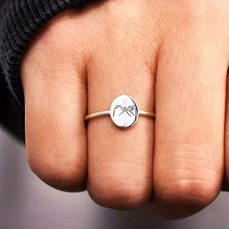 Huitan Ringe, Silber, Unisex - Bild 2