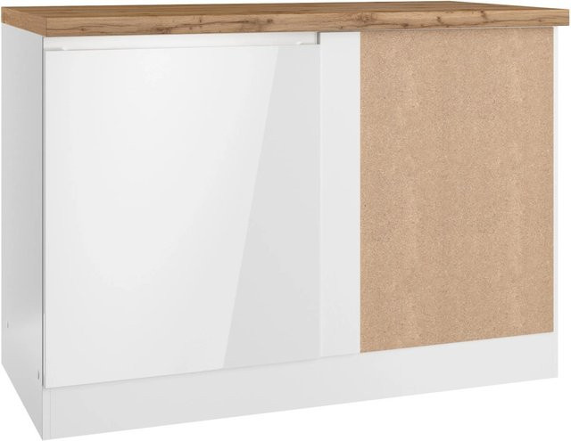 Held Küchen Eckunterschrank Gera Breite: 120 cm Weiß/Wotan - Bild 1
