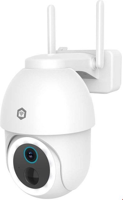 Nedis SmartLife Außenkamera Weiß mit Wi-Fi und USB-C Anschluss - Bild 1