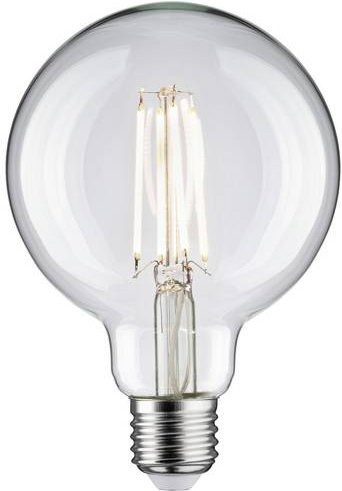 Paulmann LED Filament Leuchtmittel Globeform E27 Transparent Neutralweiß 7,5W (60W Ersatz) Durchmesser: 9,5 cm, Höhe: 14 cm - Bild 1