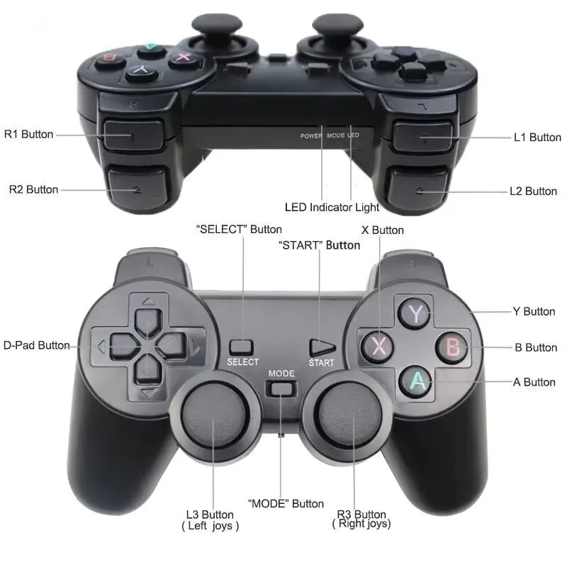 Universeller 2,4G Kabelloser USB-Gamepad Joystick für PC, Android und Handy in Schwarz - Bild 2