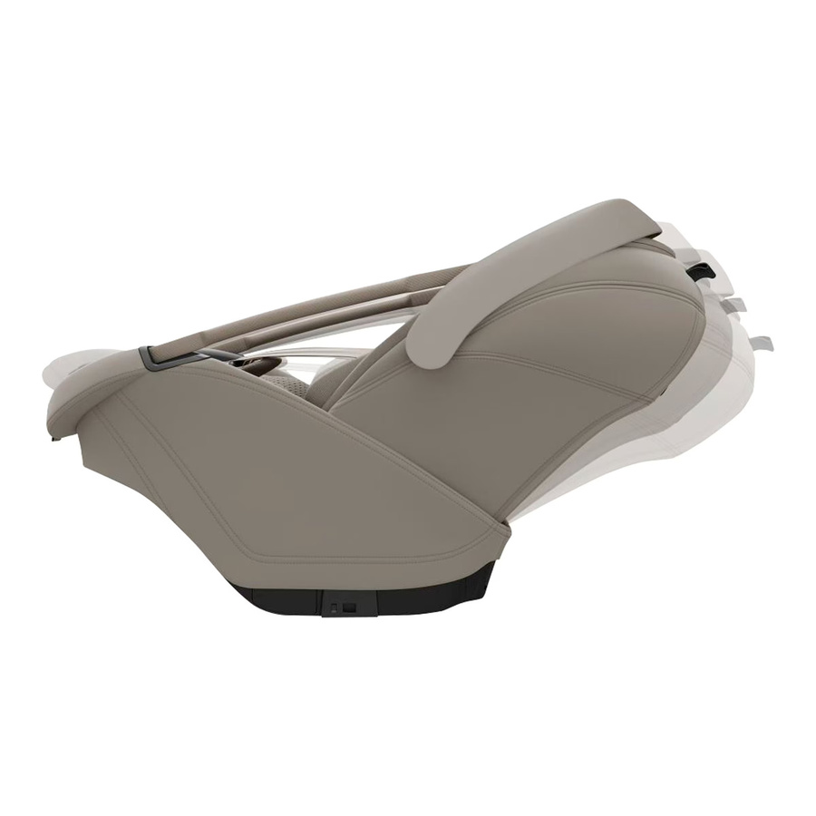 Maxi-Cosi Premium Babyschale Coral Slide Pro in Beige mit Isofix-Base und i-Size Zertifizierung - Bild 2
