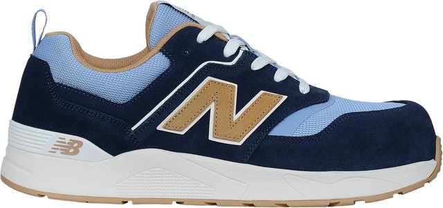 New Balance Sicherheitsschuhe Elite Lite S1 P aus Leder in Blau-Coffee Gr. 41,5 - Bild 1