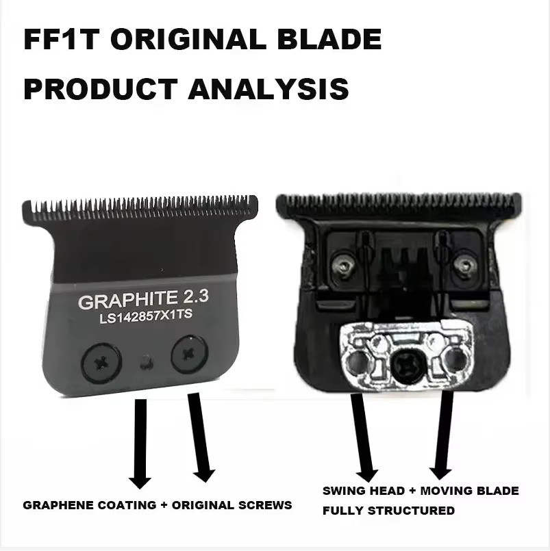 LENCE FF1T Original-Ersatzklinge für LENCE PRO FF1C FF1T FX870/707 Professional Trimmer und Rasierer als Schneidmesserkopf - Bild 2