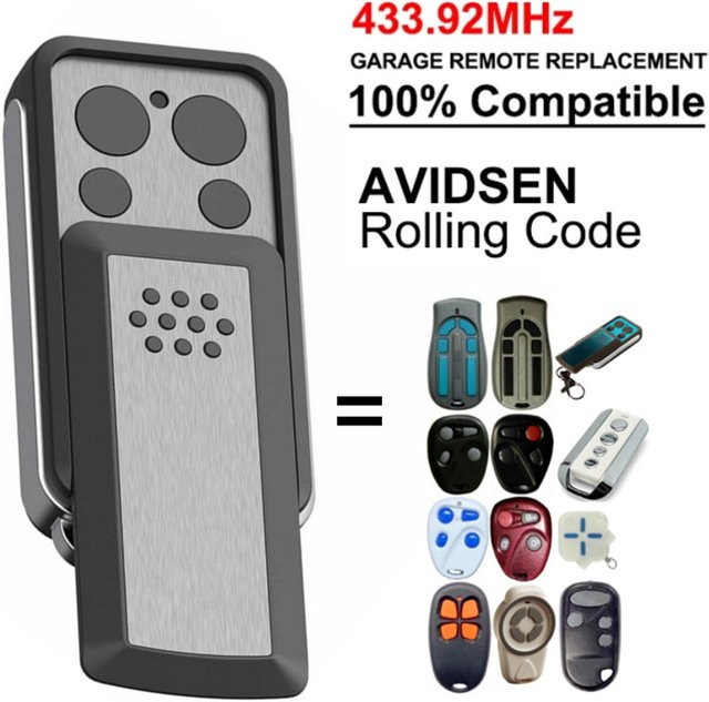 Avidsen Extel Thomson Garagenfernbedienung mit 433,92 MHz Rolling Code für Tor- und Türöffner - Bild 1