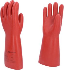 KS Tools Elektriker-Schutzhandschuhe mit mechanischem Schutz, Größe 11, Farbe Rot - Bild 1