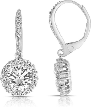 YIRAN Jewelry Diamant-Ohrringe, 925 Silber, Roségold, Damen