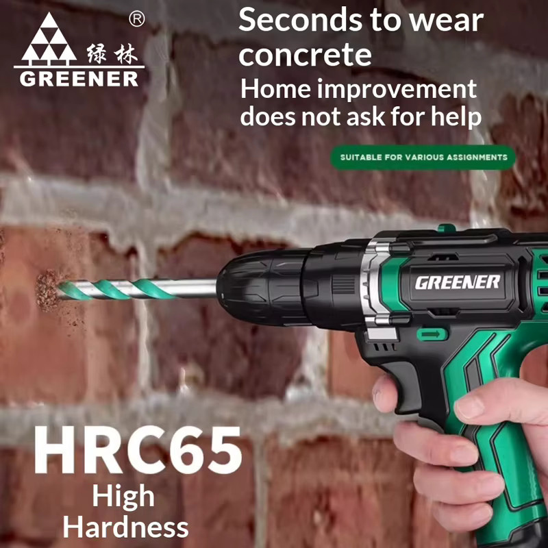 GREENERY Multifunktionaler Dreieck-Diamant-Betonbohrer für Mauerwerk, Ziegel, Fliesen, Marmor, Glas, Holz und Metall - Bild 2