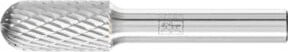 PFERD TOOLS Hartmetall Frässtift Walzenrund WRC universal mittel kreuzverzahnt, Farbe: silber, Durchmesser: 12 mm, Länge: 25 mm, Schaft-Durchmesser: 8 mm - Bild 1