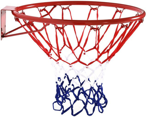 HOMCOM Basketballkorb Bunt / Mehrfarbig aus Metall und Nylon