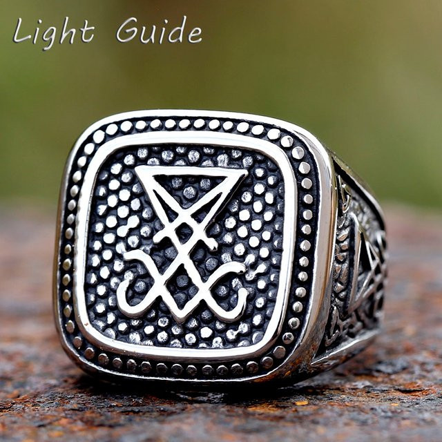 Ring Vintage, Edelstahl, Silber, Herren - Bild 1