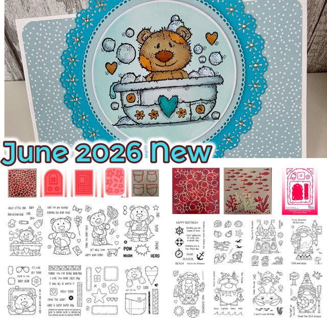 Pocketful of Love Metall-Stanzformen für DIY Scrapbook und Grußkarten, Mehrfarbig - Bild 1