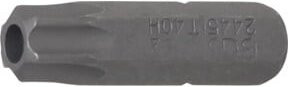 BGS Bit Antrieb Außensechskant 6,3 mm 1/4 Zoll T-Profil TX mit Bohrung T40 in Anthrazit - Bild 1