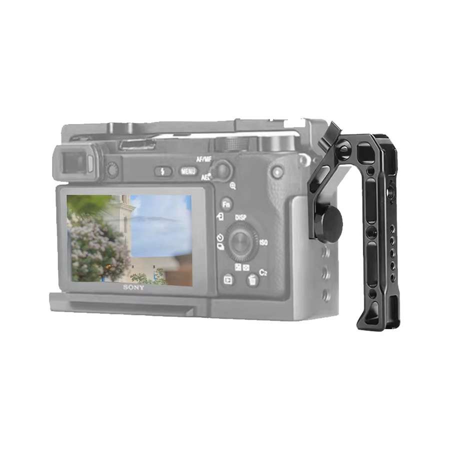 sgrium Universal ARRI Ortungsgriff mit 3/8 Zoll Schraube und Kaltschuh in Schwarz für SONY und Nikon Kamerakäfige - Bild 2