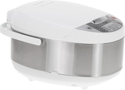 Adler Multikocher Reiskochtopf mit 6 Programmen, Dampfgarer und Slow Cook Funktion, 3,25 l, 700 W, Weiß mit Edelstahl-Elementen - Bild 1