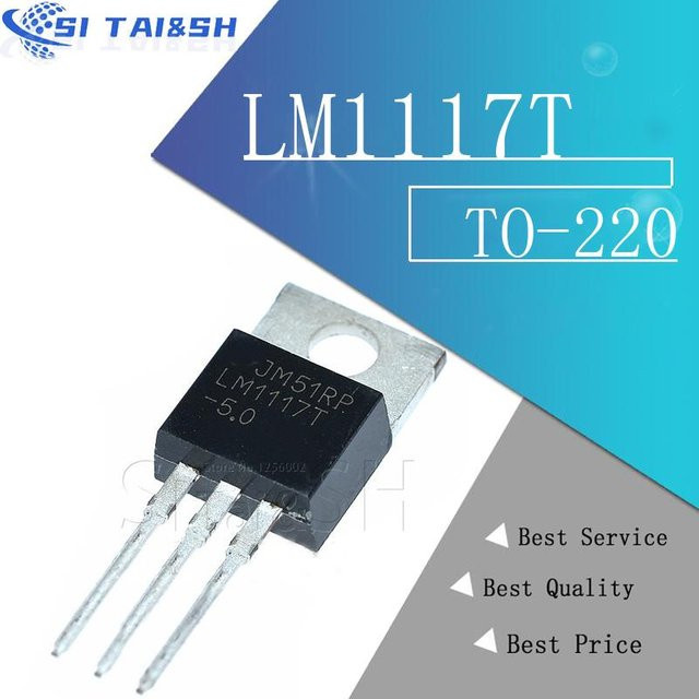 10er Set LM1117 Spannungsregler TO-220 in Schwarz von Si Tai&SH - Bild 1