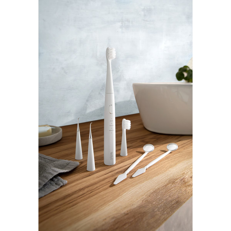 Wellys Elektrische Zahnbürste, 7-teilig, Unisex, White - Bild 2