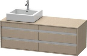 Duravit Waschtischunterschrank Ketho mit 4 Schubladen, B/T/H: 140 x 55 x 49,6 cm - Bild 1