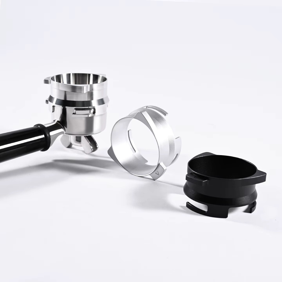 Dosierring für Kaffeemaschinen der Breville 8-Serie, 54 mm Kaffeepulver-Empfangsring aus Aluminiumlegierung in Silber - Bild 4