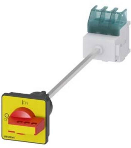 Siemens Lasttrennschalter 3polig 32A 16mm² 690 V/AC in Rot und Gelb 3LD22170TK13 - Bild 1