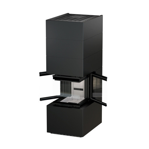 THERMIA Kaminofen Adastra 500 Plus Line, Schwarz, Stahl, 11 kW, B/T/H: 196,0 x 66,5 x 89,8 cm - Bild 4