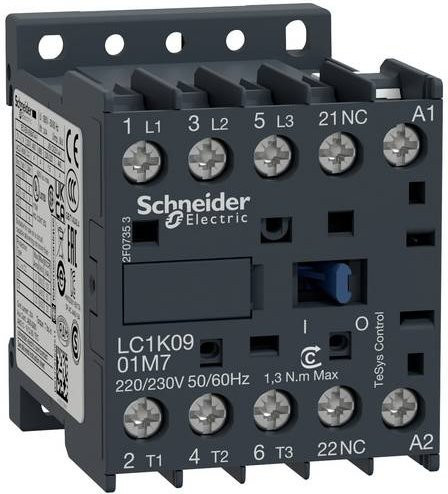 Schneider Electric LC1K0901P7 Leistungsschütz in Grau - Bild 1